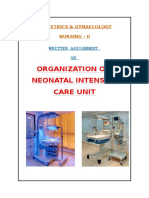 Organization of NICU Services