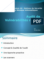 Audit de Vulnérabilités Réseau