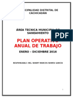 Plan Operativo 2016 - Cachicadán