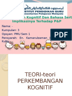 Perkembangan Kognitif Dan Bahasa Serta