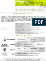 CBDMT - Market and Business Intelligence - Pharmaceutical Industry