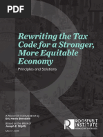 Rewriting The Tax Code Report For A Stronger, More Equitable Economy