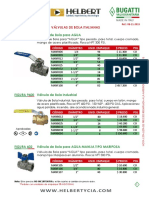 Precios Válvulas Bugatti Octubre 2015 - HELBERT COLOMBIA