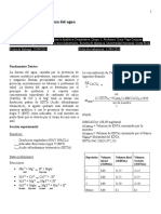 Determinación de La Dureza Del Agua