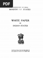 White Paper On Indian States-1950