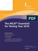 MCAT Essentials 2016 - Final