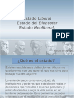 Notas Sobre El Estado Liberal, Estado Del Bienestar y El Estado Neoliberal