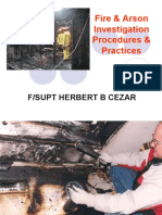 Fire & Arson Investigation Procedure & Practices (New)