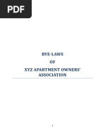 Byelaws Apartment Association Reference