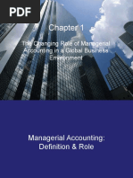 The Changing Role of Managerial Accounting in A Global Business Environment