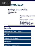 Saving & Loan Crisis - Group 3