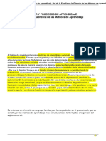 Estructura Familiar y Procesos de Aprendizaje Rol de La Familia en La Genesis de Las Matrices de Aprendizaje