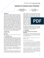 A Neuro-Fuzzy Classifier For Customer Churn Prediction: Hossein Abbasimehr Mostafa Setak M. J. Tarokh