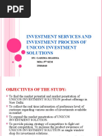 Investment Services and Investment Process of Unicon Investment Solutions