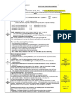 l3 Linear Programming