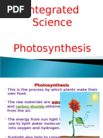 Integrated Science Photosynthesis: Created By:reynaldo Thomas