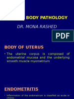 Uterus Body Pathology: Dr. Mona Rashed