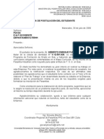 Formato 1. Carta de Postulacion de Ubv A Empresa