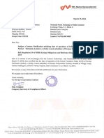 Customs Notification Notifying Date of Operation of Inland Container Depot of Navkar Terminals Limited, A Wholly Owned Subsidiary of Navkar Corporation Limited (Company Update)