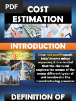 Cost Estimation