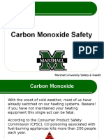 Carbon Monoxide Safety: Marshall University Safety & Health