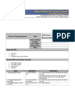 Injury & Illness Prevention Program: Job Safety Analysis Form