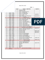 Yearly Plan 2015 BI YEAR 1 & 4