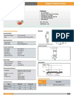 600VPR-1 Voltage Protection Relay: Features