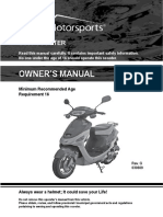 Owners Manual Sc50 Scooter 