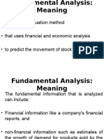 It Is A Stock Valuation Method - That Uses Financial and Economic Analysis - To Predict The Movement of Stock Prices