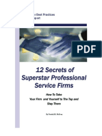 Superstar Professional Service Firms: 12 Secrets of