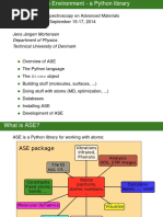 Atomic Simulation Enviornment