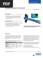 WIKA Thermowell Wake FrequencyDS IN0015 en Co 1353