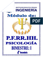 PFRH - Psicologia 4º Sec - I Bimestre