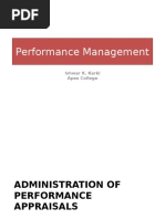 3.1. Perfromanace Management Admin