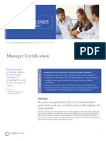 Manager Certification Franklin Covey's