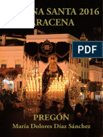 Libreto Pregon Semana Santa Aracena 2016 PDF