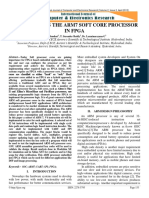 Implementing The Arm7 Soft Core Processor in Fpga