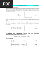 5.2 Numerical Integration: I FXD