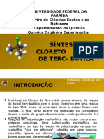 Química Orgânica Experimental - Síntese Do Cloreto de T - Butila