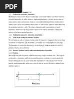 Chapter 5 Kinematics of Particles