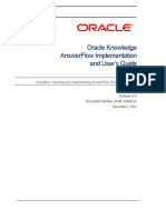 Oracle Knowledge Management Answer Flow 85 Guide