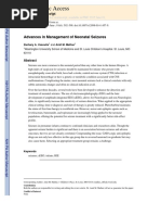 NIH Public Access: Advances in Management of Neonatal Seizures