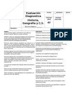 Evaluacion Diagnostica Tercero Basico Ok