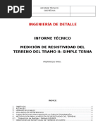 Informe Resistividad Del Terreno