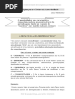 Técnicas para o Treino Da Assertividade