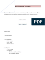 Sales Proposal Template 