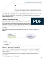 Polymorphism in Java