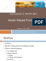 Math 281 - Unit 1