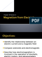 Magnetism From Electricity CH 18.2 8th